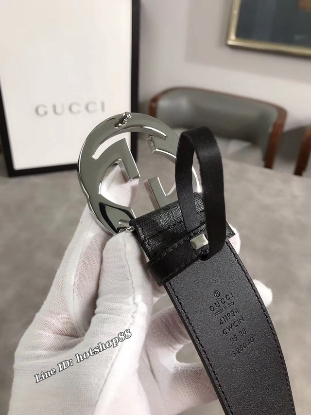 Gucci經典皮帶 古奇雙G腰帶  jjp1858